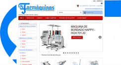Desktop Screenshot of farmaquinas.com.br
