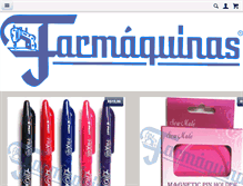 Tablet Screenshot of farmaquinas.com.br